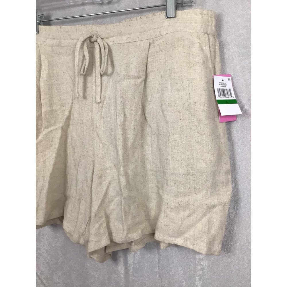 Riley & Rae Drawstring Shorts Large Calm Desert - Picture 2 of 5